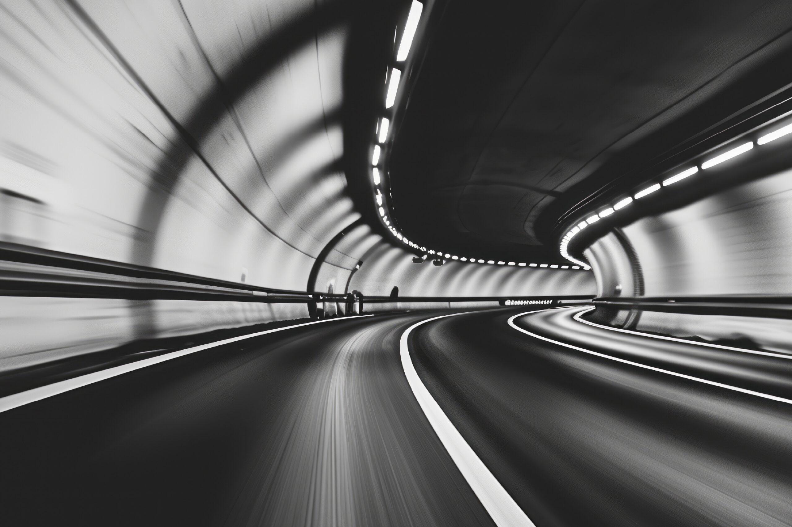 Forward momentum through a tunnel representing clarity and direction in church strategic planning